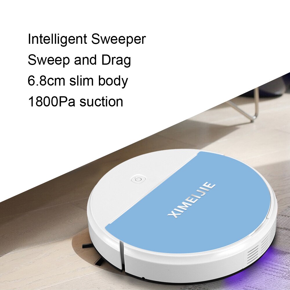 Robot Cleaner Vacuum Cleaning Automatic Home Dry Wet Floor Smart Sweeper Rechargeable Sweeping Mopping Sweeping Suction Tool