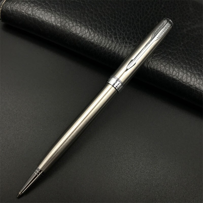BESTE FÖRDERUNG Sonett kugelschreiber Schreibwaren Beste preis Schule Lieferanten stift oben Excutive Geschäft stift: 5 Stücke Schwarz refil / Metall Silber-