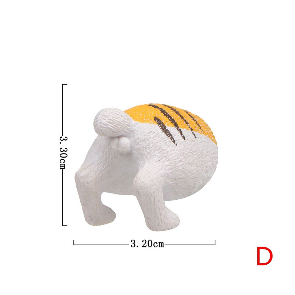 Fridge Magnet Sticker Funny Synthetic Resin Useful Key Holder Cat Ass 4 Pattern Cute Cat Ass Refrigerator Sticker: D