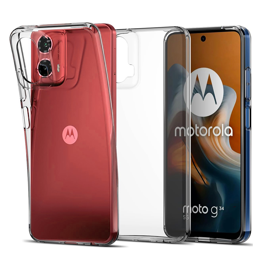 Custodia Trasparente Con Motivo PEIYE Per Motorola Moto G73 5G - Cover In Silicone TPU Morbida, Antiurto, Supporta Ricarica Wireless (A020)