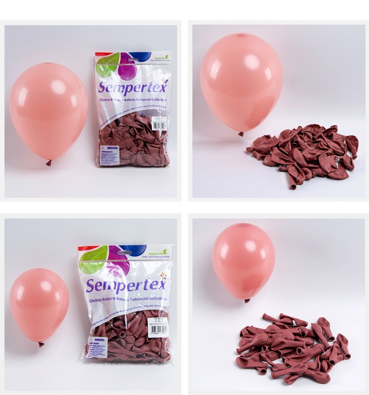 10pcs Retro Dusty Pink Balloons 5/10/12 Inch Matte Balloon Blush Latex Balloons Wedding Baby Shower Birthday Party Decoration