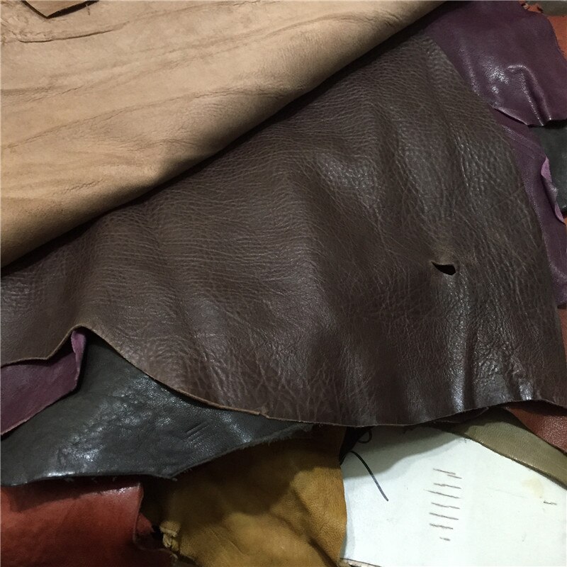 Real Leather Natuur Schapenhuid Hoge End Eerste Laag Schapenvacht Handgemaakte Diy Lederen Lederen Stoffen Hele Stuk