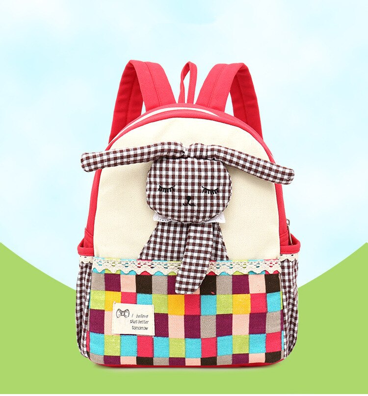 LXFZQ – sac d&#39;école pour enfants, joli cartable pour livres: da hong