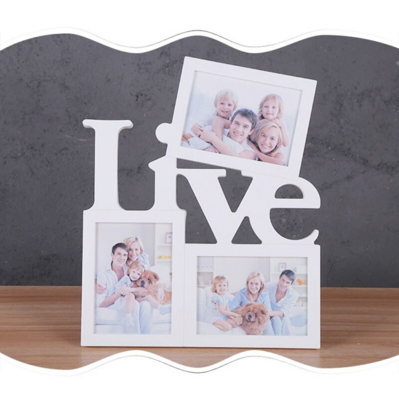 Photo Frame Hanging Wall Combination Three Hanging European Combination Photo Plastic Injection Molding Photo Frame