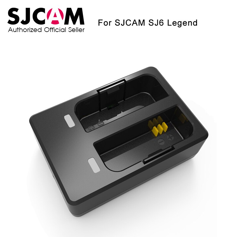 Originele SJCAM Accessoires Travel Bureauhouder Dual Slot Batterij Lader voor SJCAM SJ6 Legend Sport Actie Camera