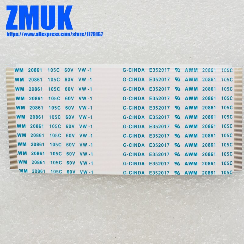 100MM Length E352017 AWM 20706 20861 105C 60V Ribbon Cable