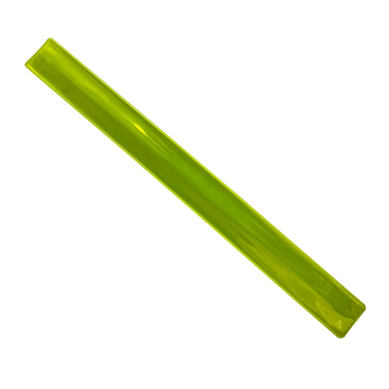 10 stk 41cm reflekterende armbånd armbånd cykelbind bukser benrem slap band tape til løb ridning sikkerhed synlighed: 10 stk. lysegul