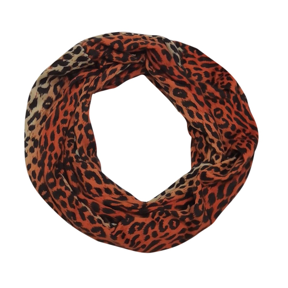 Kvinder voksne tørklæder vinter cashmer varmt tørklæde leopard print loop lynlås lomme tørklæde ring foulard femme bufanda cachecol: B