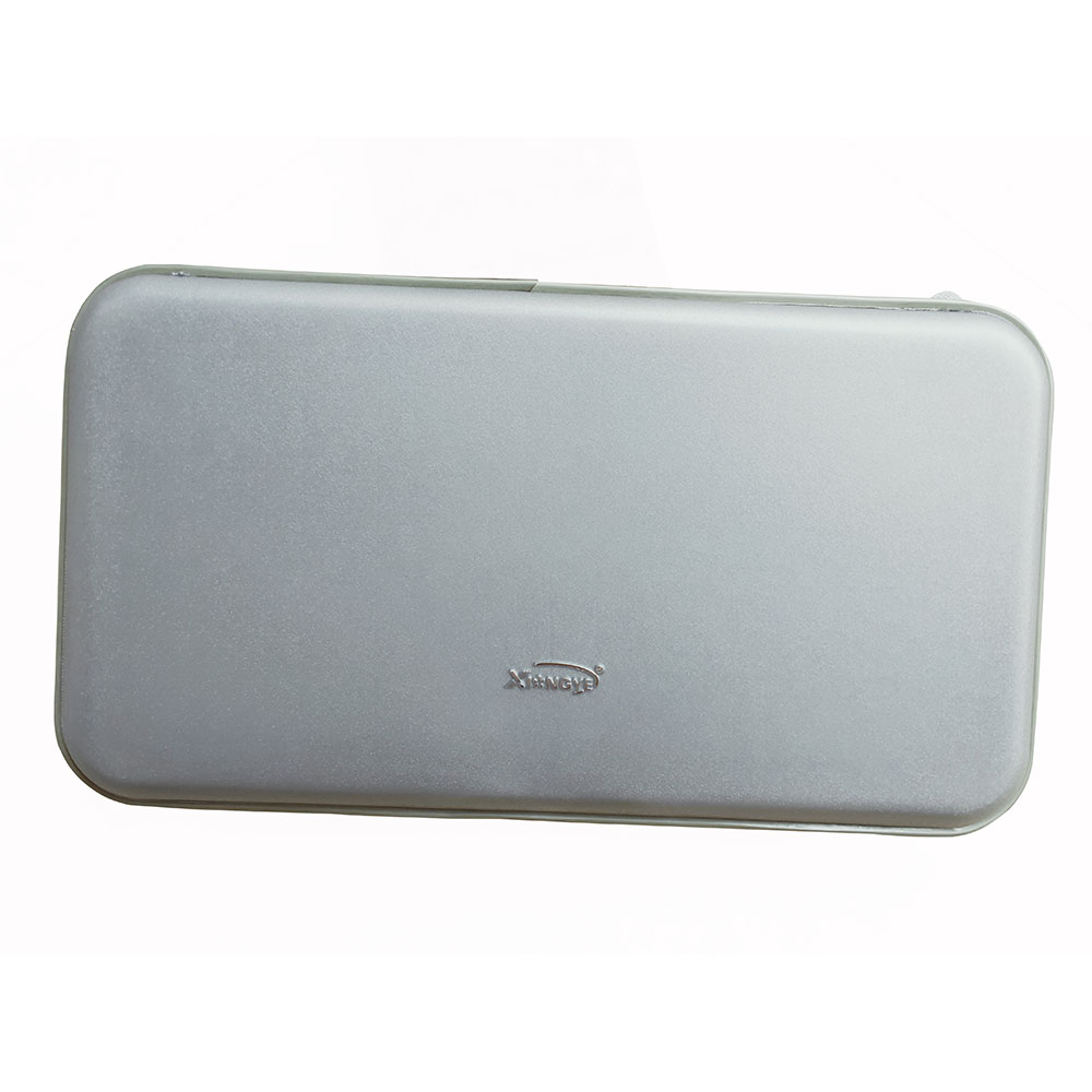 40Pcs/80Pcs Capaciteit Disc Cd Tas Dvd Wallet Organizer Case Waterbestendig Cd Mouw Harde Eva bag Album Doos Grote Houder: 80PCS-Capacity-Gray