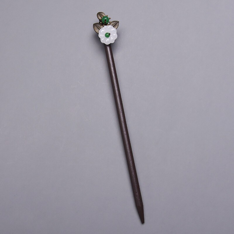 Classic Flower Tassel Handmade Hair Sticks Hair Chopsticks Chinese Bridal Wood Hairpins Hair Clip Wedding Hair Jewelry for Women: F