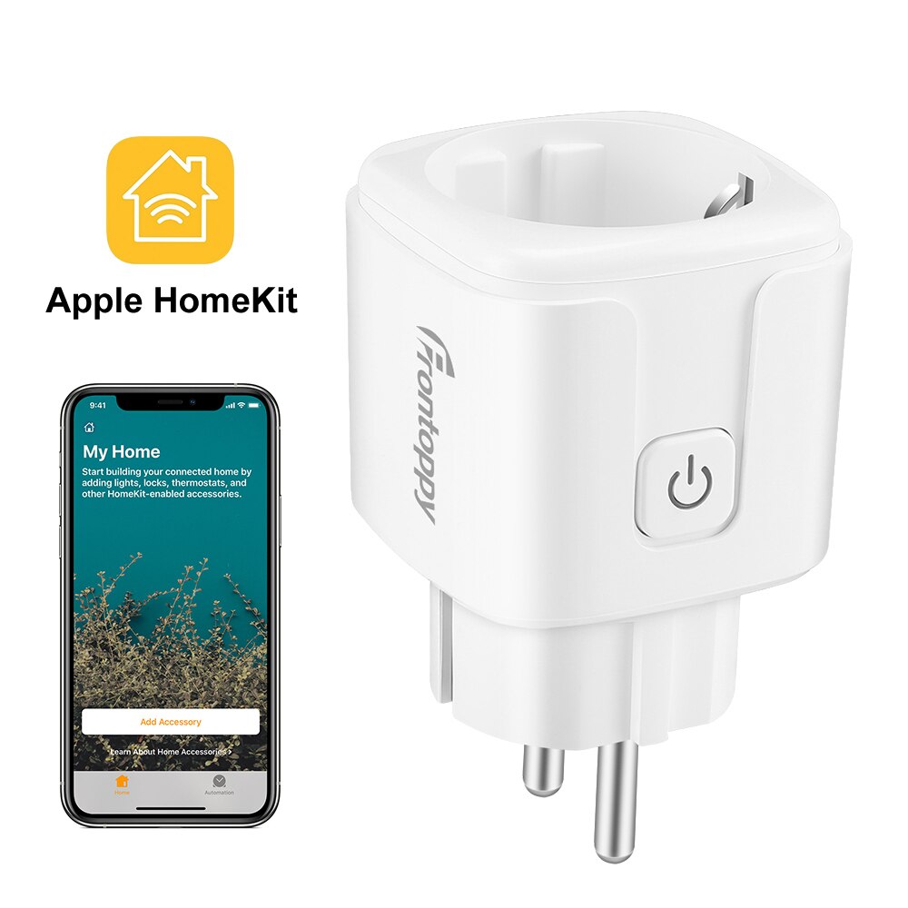 WiFi Smart Intelligent Wireless Plug EU Adaptor Remote Voice Control Power Energy Monitor Outlet Timer Socket For Homekit