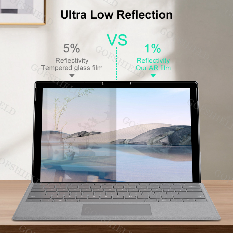 Electroplated AR Screen Protector for Surface Pro 4 5 6 7 8 9 X Anti Reflective High Clarity Sensitive protector de pantalla