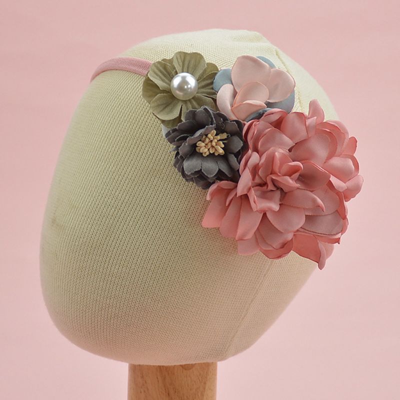 Ragazza di Fiore del bambino fascia Elastica infantile per Bambini di Stirata Dei Capelli Della fascia Del bambino Appena nato Fotografia Puntelli Copricapi Accessori