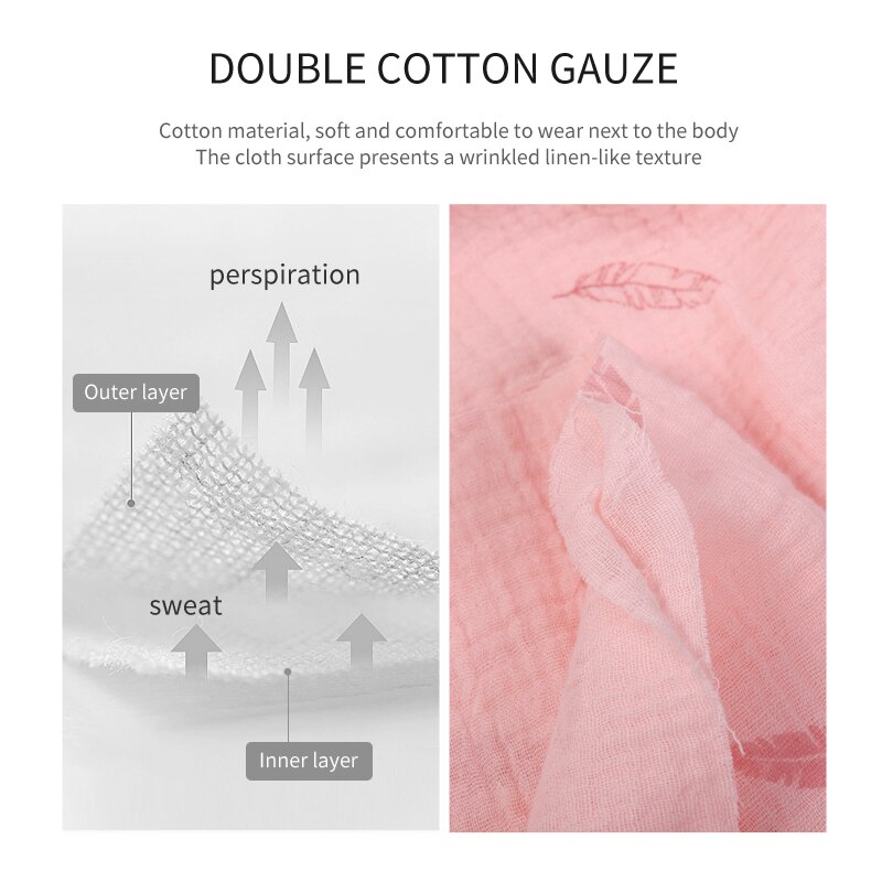 Double Cotton Gauze Muslin Printed Fabric Diy Double Gauze Fabric For Baby 100% Cotton Fabric Cotton Muslin Double Fabric