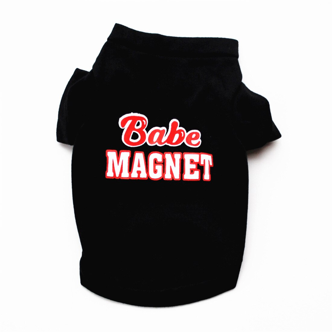 Printed Summer Pets Tshirt Puppy Dog Clothes Pet Cat Vest Cotton T Shirt Pug Apparel Costumes Dog Clothes: black / xs-19cm 30x20cm