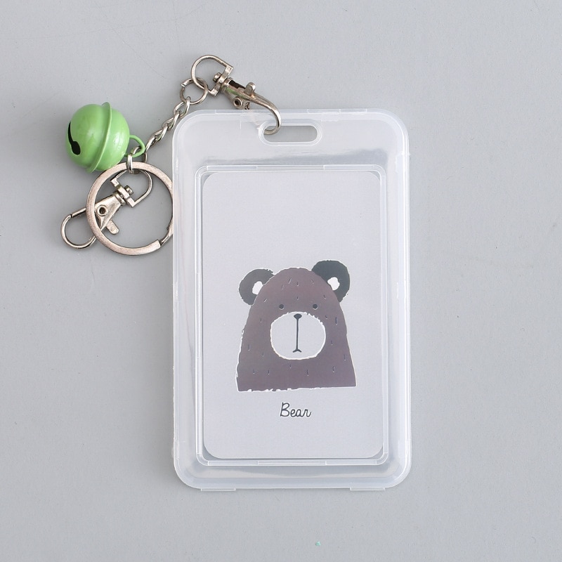 Uomo donna banca porta carte di credito custodia custodia borsa porta carte moda alta qualità carino Cactus bambini chiave Bus portafoglio regalo: 6