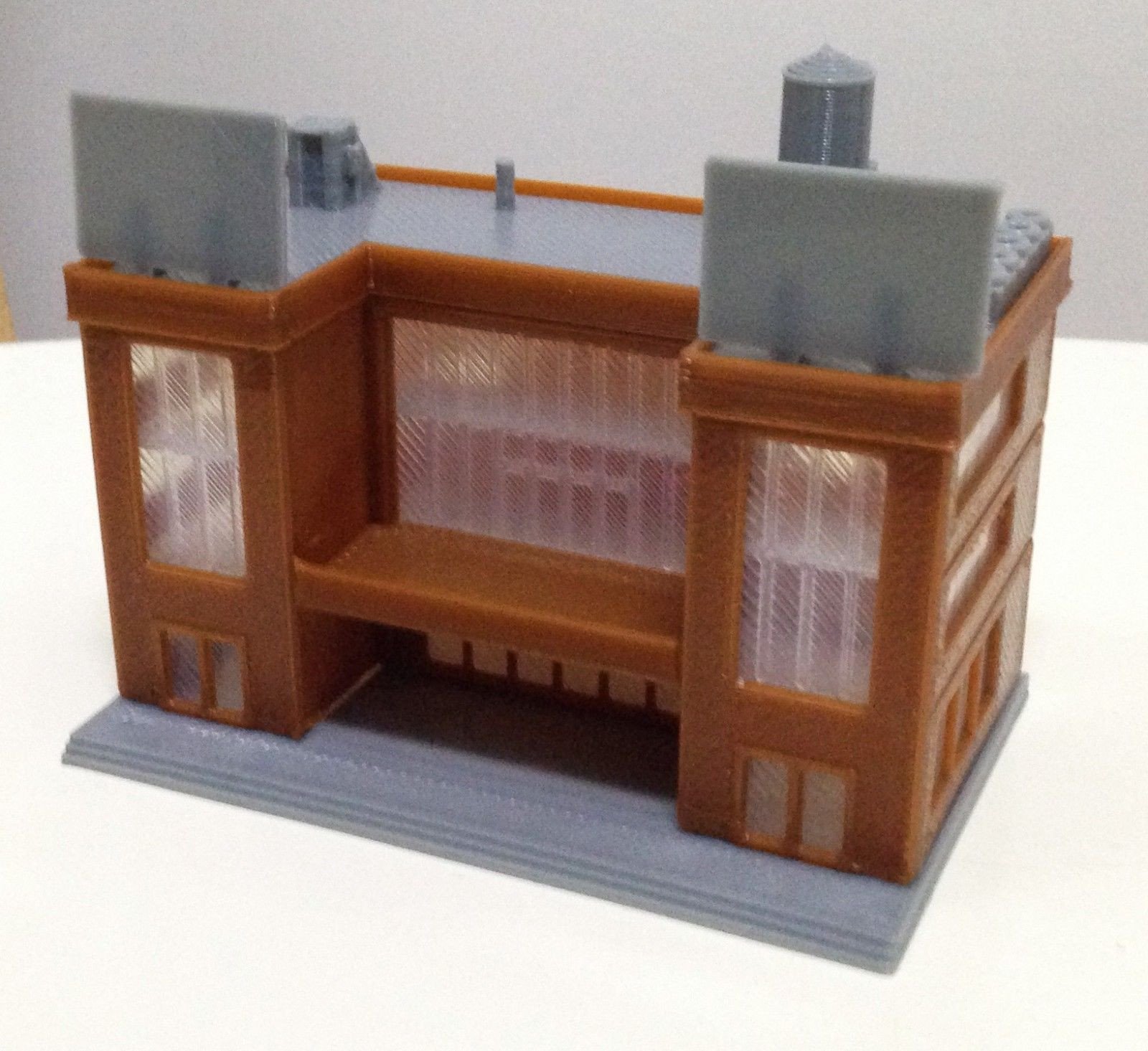 Outland Modellen Moderne Stad Gebouw Winkelcentrum/Centrum Z Schaal Railway