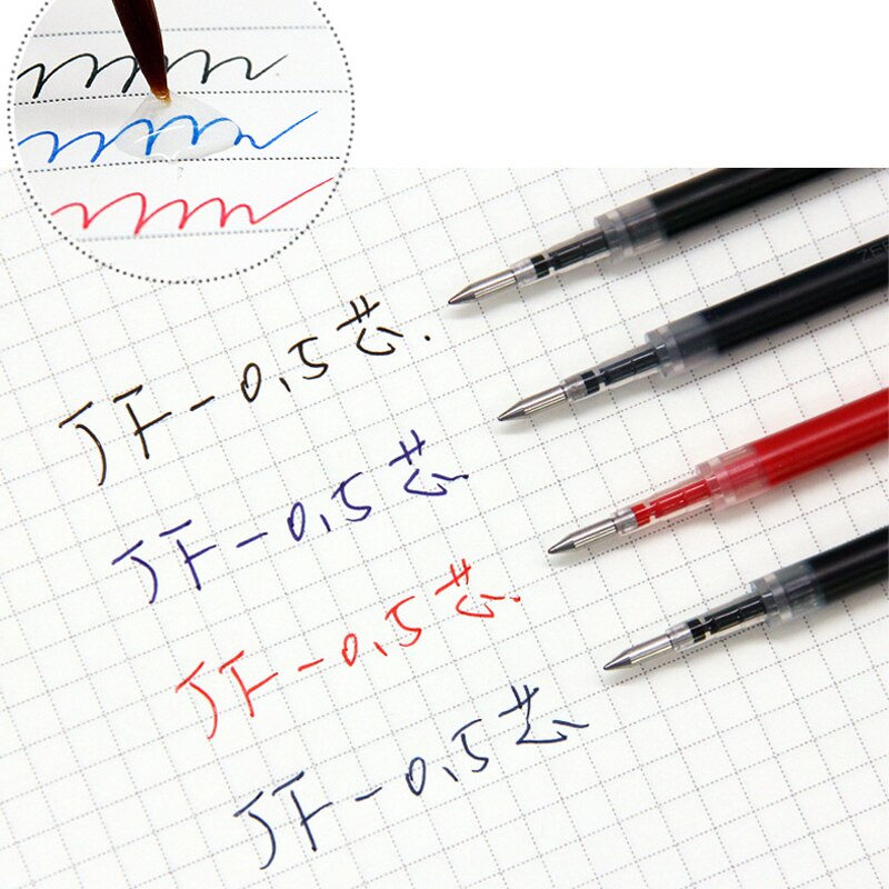 10Pcs Japan Zebra JF-0.5 Gel Pen Refill Geschikt Voor JJ15 JJZ49 JJ31 JJ55 Zwart/Rood/Blauw/blueblack Kleur
