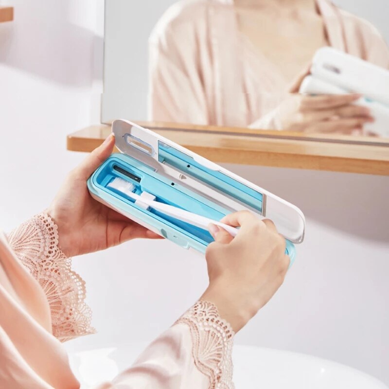 Xiaomi Xiaoda Zahnbürste Desinfektion Kasten Uv Sterilisation USB Aufladbare Mini Tragbare UVC Sterilisator fallen Clever Heimat