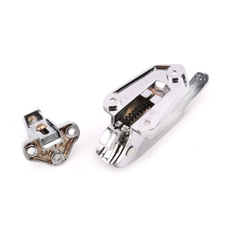 Zinklegering Deurklink Slot Verende Pull Handvat Klink Voor Oven Koelkast Vriezer J04 19