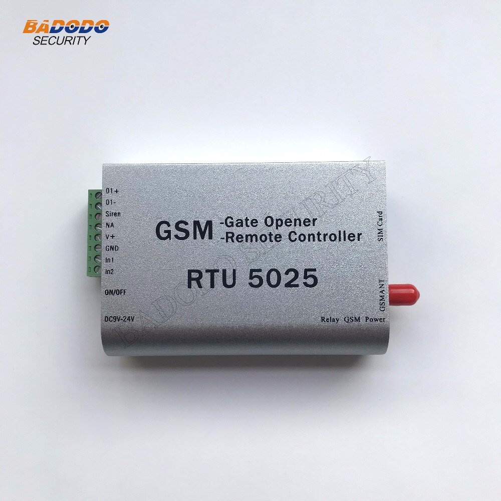 1 Output/2 Inputs GSM swing opener controller RTU5025 access control industrial door /gate opener