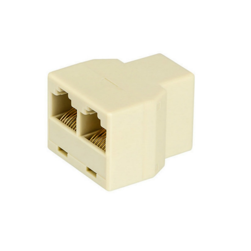 Gniazdo RJ-45 Adapter złącze rozdzielacz Adapter do sieci Ethernet RJ45 kabel splittera CAT5 CAT6 LAN 8P 8C wtyczka modułowa dla Laptop