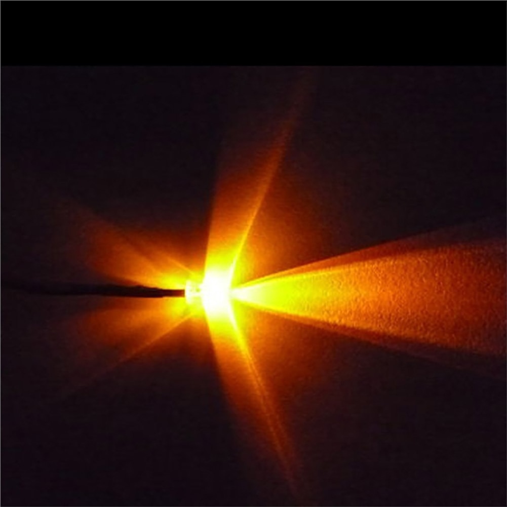 10Pcs 20cm 3mm/5mm LED Lamp Cable Bulb Pre-wired DC Emitting Diode Light Red/Green/Blue/RGB 5V 12V Voltage Lamp Cable