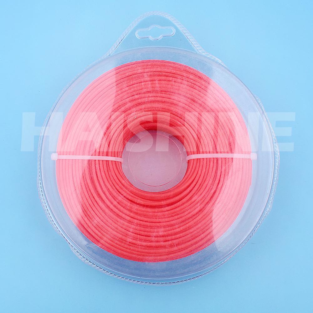 2.4mm 0.95" Round Trimmer Line For Husqvarna Stihl Echo McCulloch Dolmar Jonsered Craftsman Strimmer Brushcutters String 1LB
