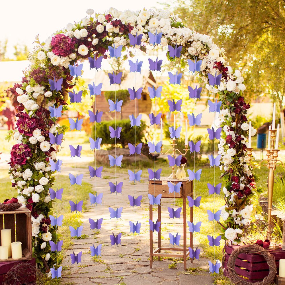PartyDeco Herz-Girlande Aus Papier, Ca. 1,8 M Lang - Valentinstag, Hochzeit, Geburtstag Deko
