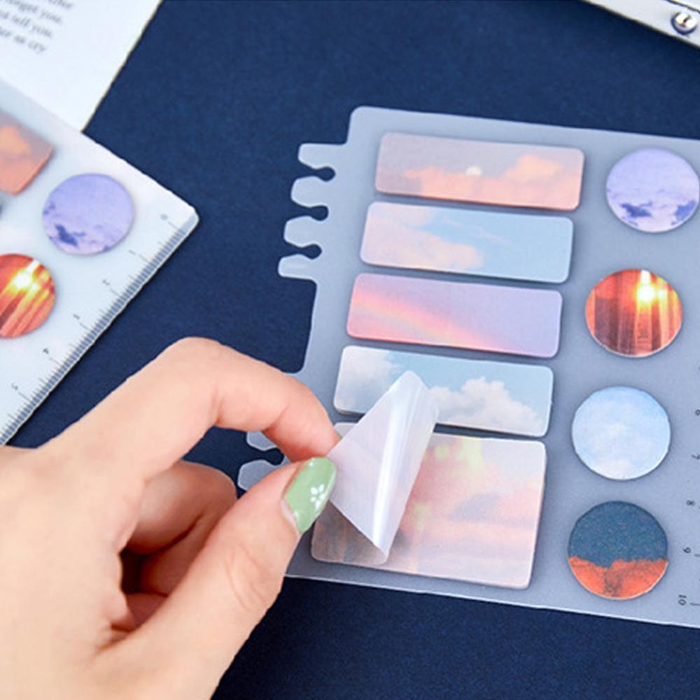 Leuke Sticky Notes Memo Pad Index Sticker Bookmark Vlag Sticker Adhesive Briefpapier Note School Levert Zelf Kantoor N2J9