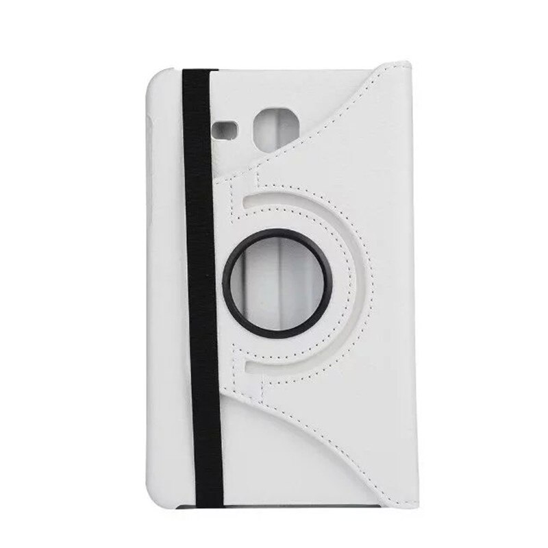 360 Rotating Case for Samsung Galaxy Tab A 7.0 T280 T285 SM-T280 SM-T285 PU Leather Case Folding Stand Smart Cover: 01 White