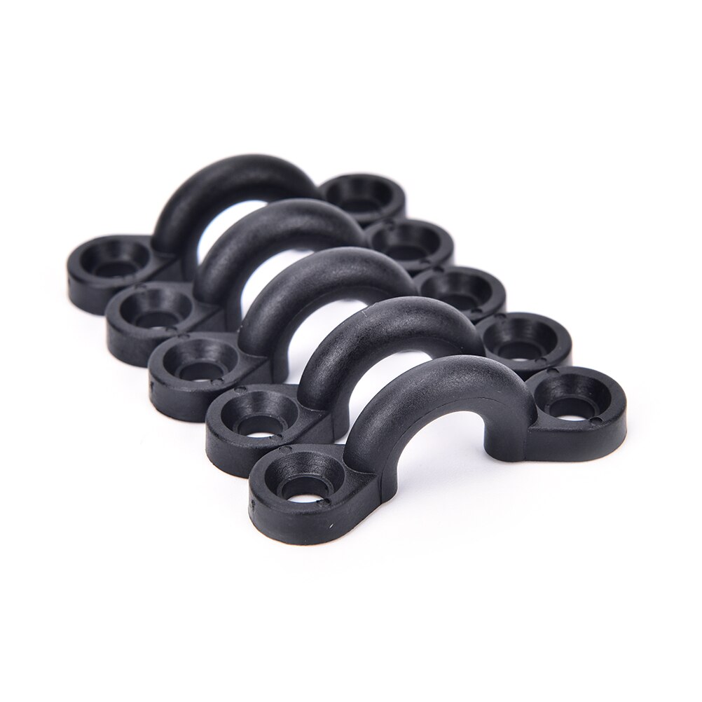 10Pcs Nylon Bungee Dek Loops Tie Down Pad Oog Met Schroeven Voor Boot Kajak Dek Rigging Kit: Default Title