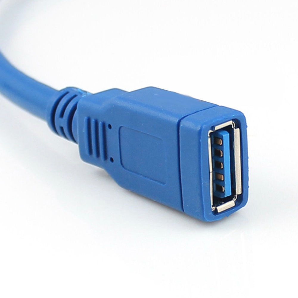 Usb 3.0 a hannkontakt til hunnkontakt 1.5m og 3m/10ft superrask skjøteledningsledning
