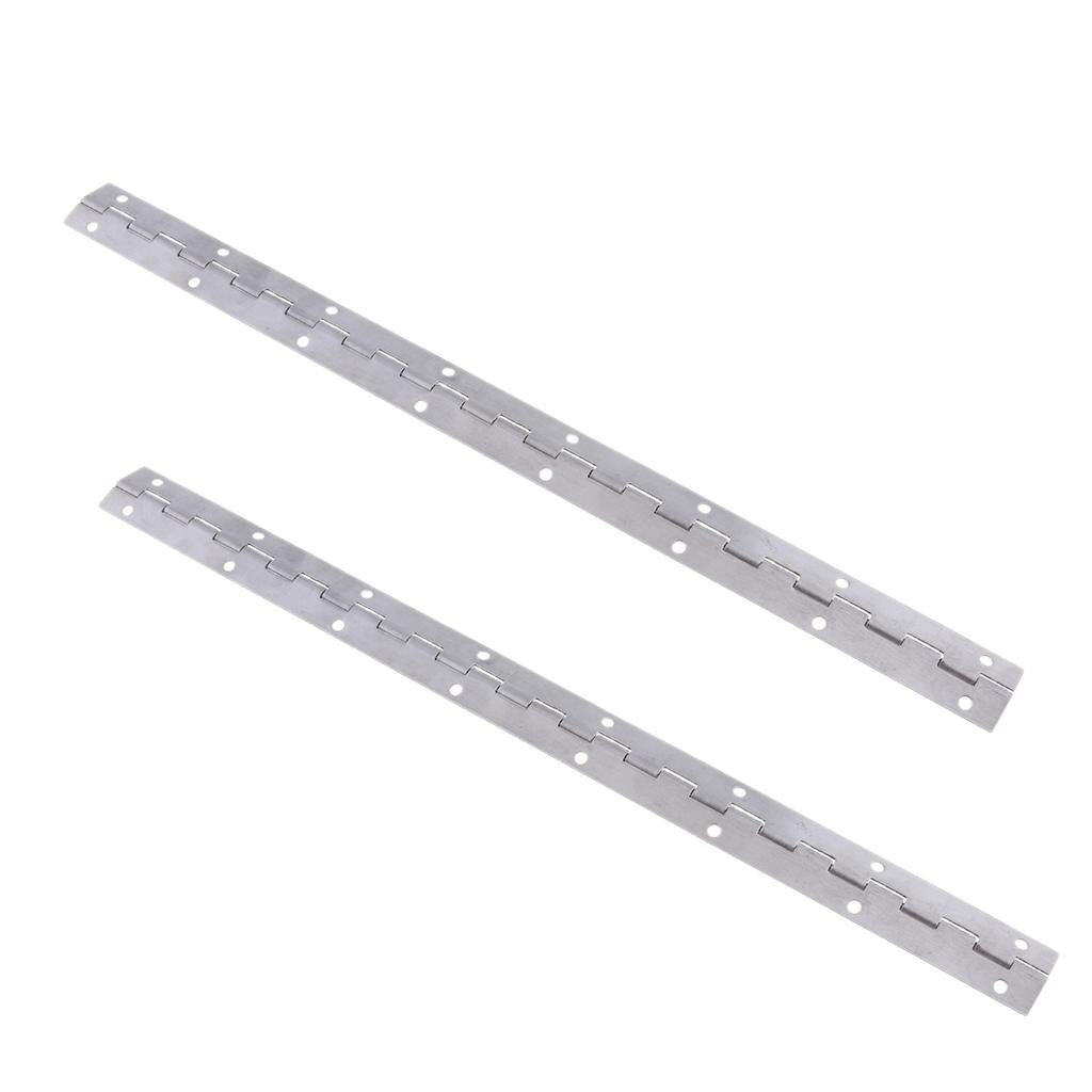 2pcs 15inch X1inch Boat Piano Hinge Stainless Marine Deck &amp; Cabin Hardware