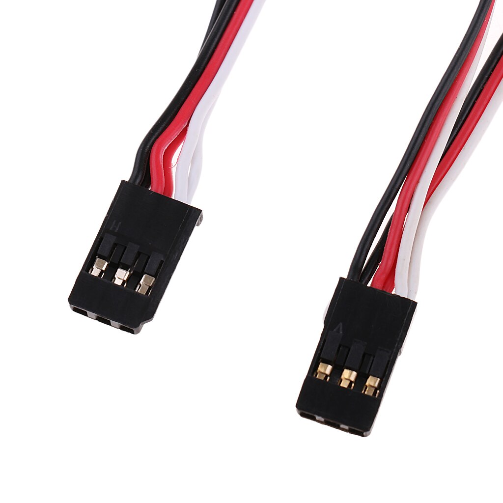 2 In 1 Rc Servo Adapter Kabel Kabelboom Y-Vorm Jr 80Mm Voor Futaba