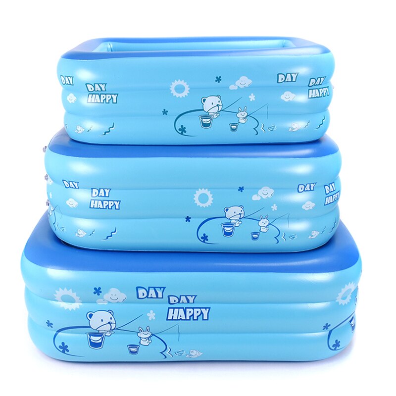 Bañera de baño para niños, para uso en el hogar, piscina inflable cuadrada, piscina inflable para niños GHS99