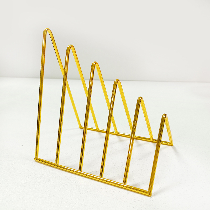 Riangle Schreibtischdatei, 5 Fächer, Metall-Aktensortierer, Zeitschriftenhalter, Dokumentenständer, Schreibtisch-Bücherregal-Organizer für Büro, Zuhause, Schule: Grau