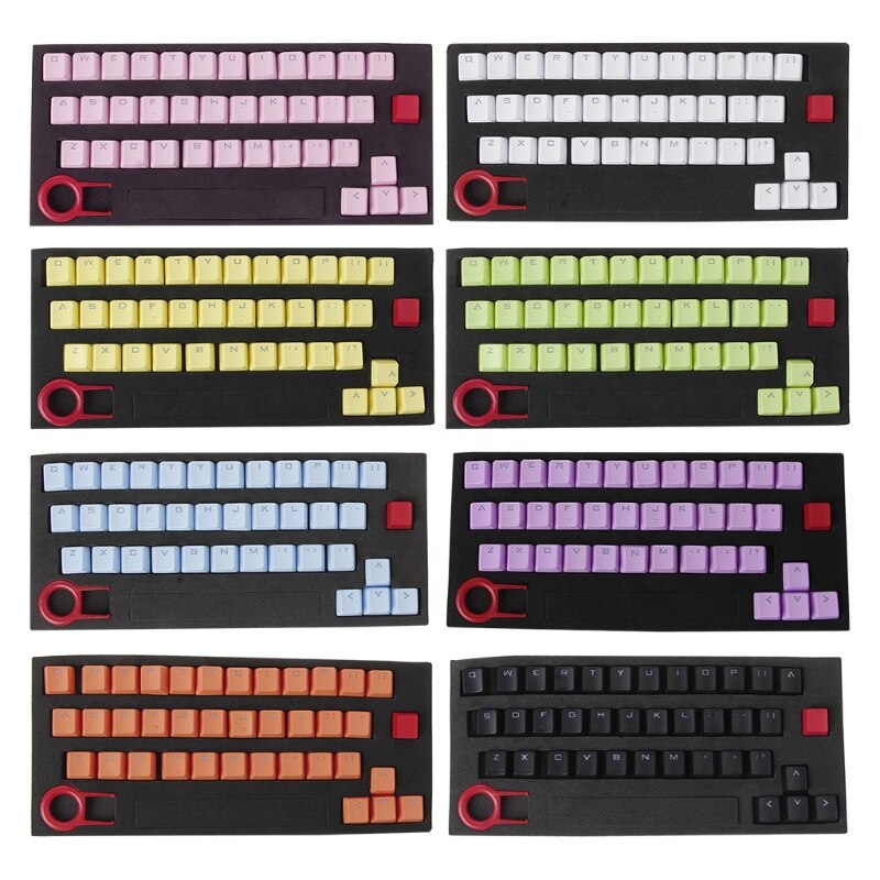 Pbt 37 Toetsen Double Shot Translucidus Backlit Keycaps Voor Mechanische Toetsenbord