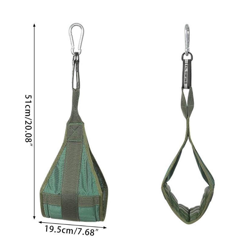 Pull Up Bar Hanging Leg Raiser Fitness with D-ring Steel Quick Connectors, Arm Padding for Abdominal Training Equipment