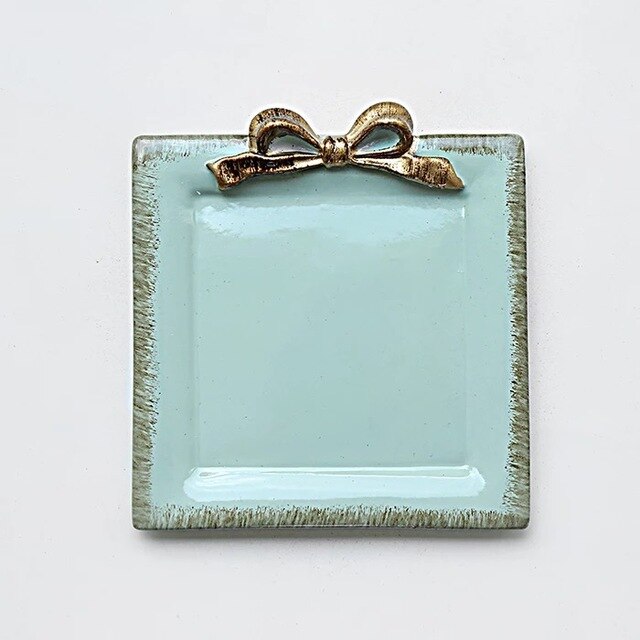 Nis retro hars opberglade snoepkleurige sieraden strik ketting dessert opbergbord thuiskantoor desktop decoratie mini lade: 6
