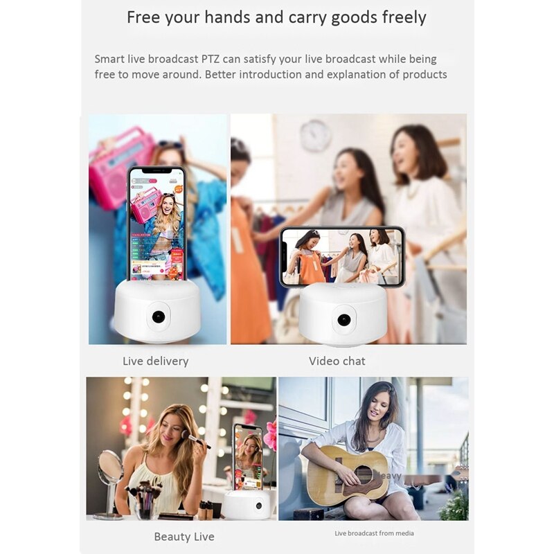 K9 Smart Gimbal 360 degreeAI Smart Folgen-Up Handy Stabilisator mit Objekt Tracking, gesicht Folgen-Up Funktion