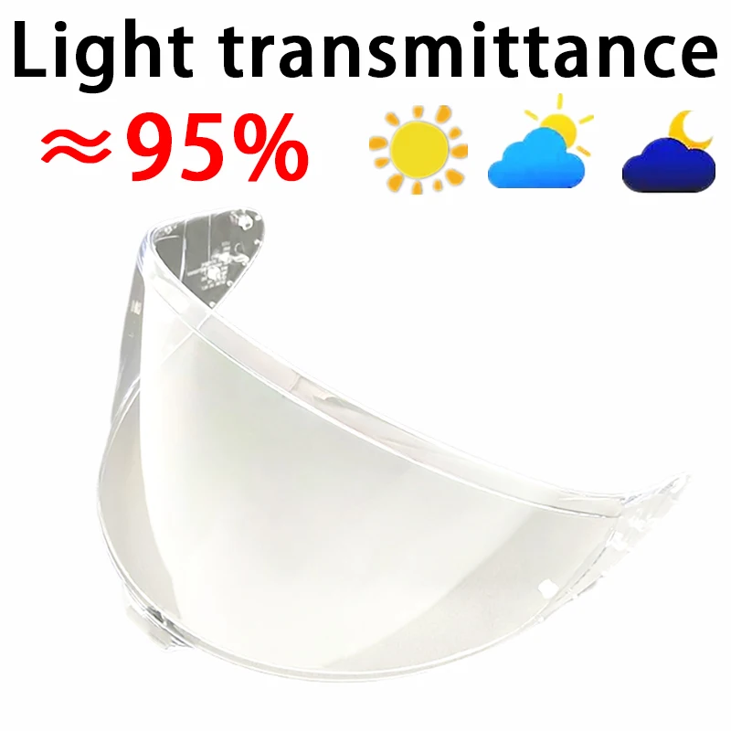 For SHOEI RF1400 NXR2 CWR-F2 CWR-F2R Z8 X15 X-Fifteen X-SPR Pro Helmet Visor Lens Shield Sunscreen Windshield Uv Protection Moto: Beige