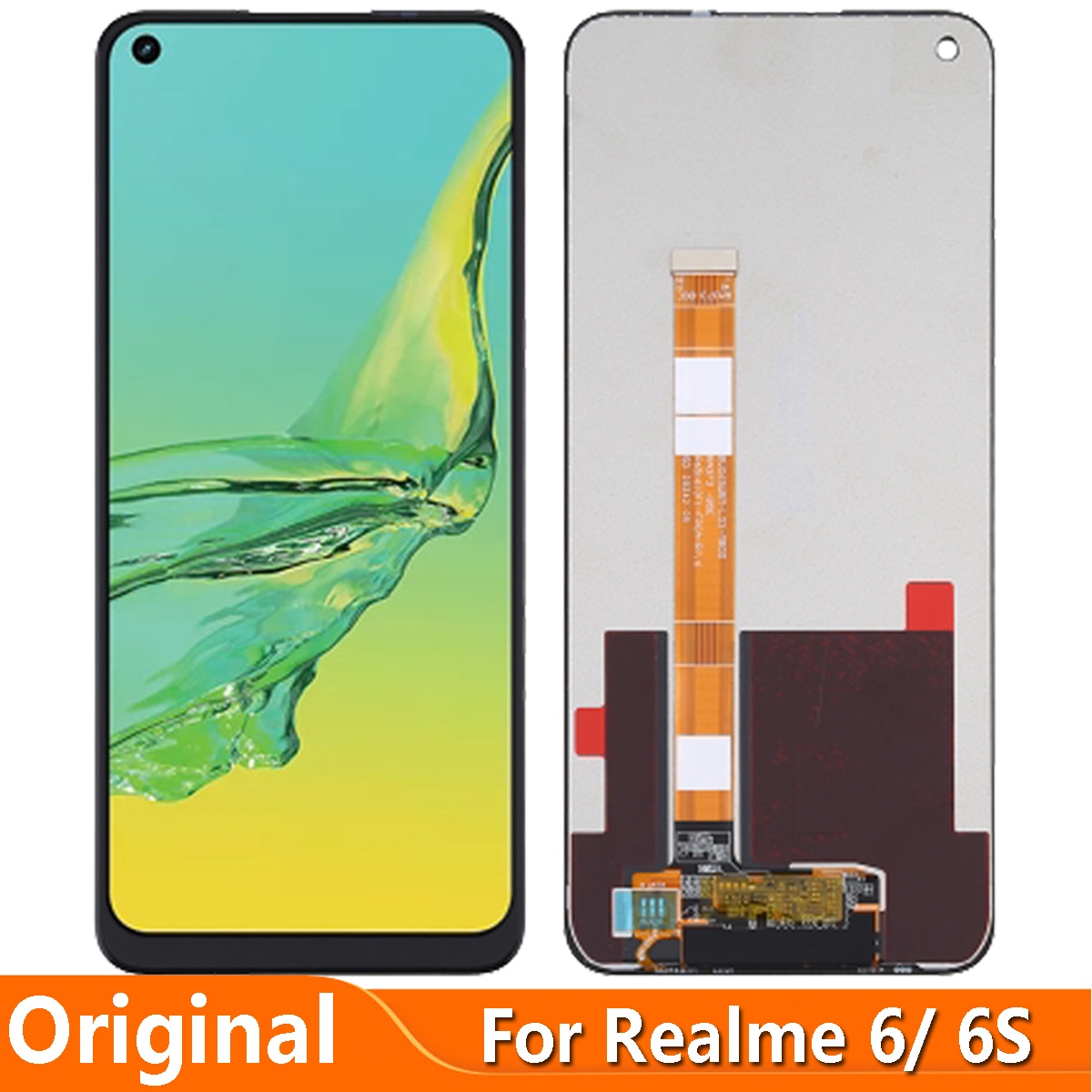 Originele 6.5 &quot;Voor Realme 6S RMX2002 Lcd Display Touch Screen Digitizer Vergadering Vervangende Onderdelen Voor Realme 6 RMX2001