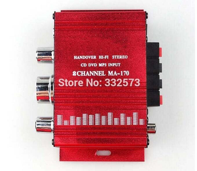 Mini Auto Hi-Fi Digitale Ma-170 Usb Fm Digitale Versterker Kleine Versterker Power Adapter