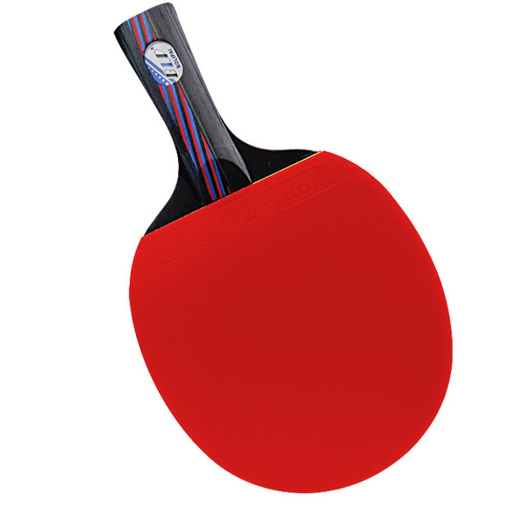 1 set bordtennisracketar allround pingisracket med 3 bordtennisbollar för träning av sportspelare (horisontellt grepp)