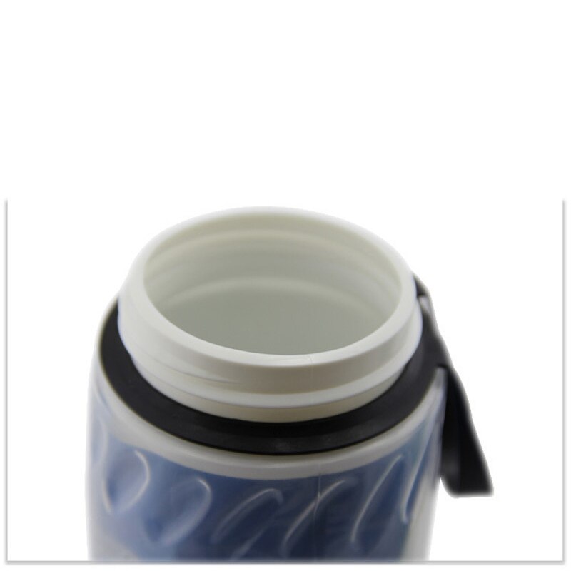 Botella de agua a presión para deportes al aire libre, accesorio de plástico para mantener el agua fría, aislamiento de doble capa, U0001
