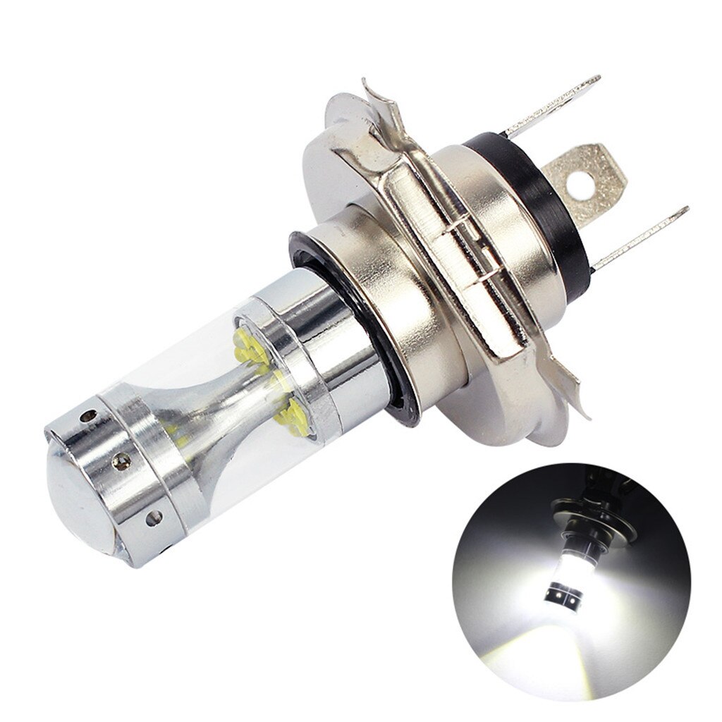 1Pcs H4 car front fog light LED Bulb Off Road Fog Light 6500K 12V 6LED 2525 accessory refit lamp Driving Light white 19Apl9: 60W