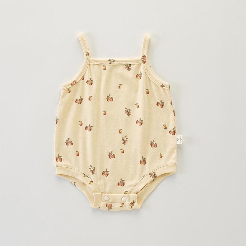 Zomer Baby Meisjes Kleding Sling Kinderen Jumpsuit 3M-36M Baby Meisjes Bodysuits Katoen Bloemen Soft Kids Romper roupas De Bebe: 2 / 73 fiit 6M-9M