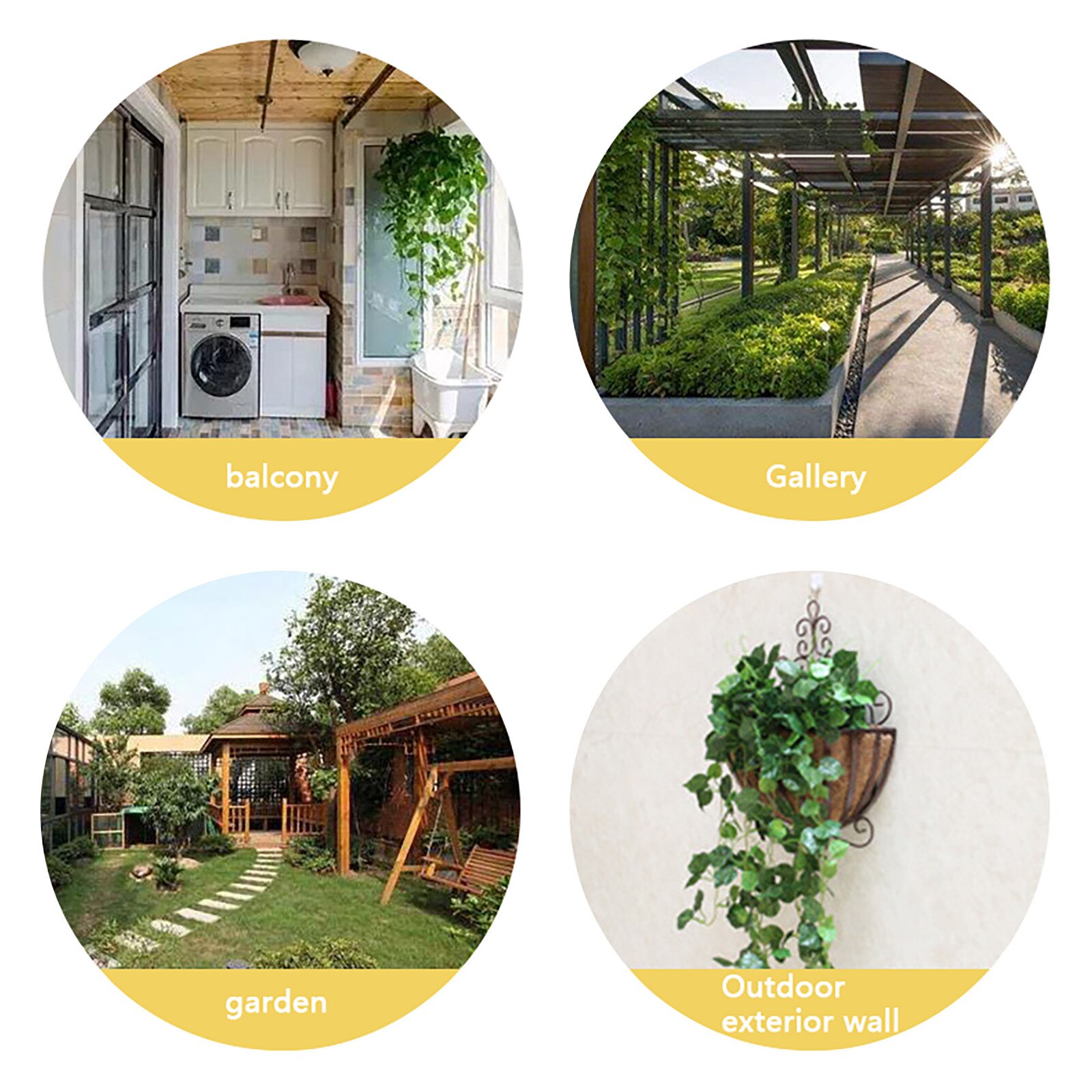 Hanging Coconut Vegetable Flower Pot Basket Liners Planter Garden Decor Iron Art Crafts Inserts Replacement Liner For Flower Pot