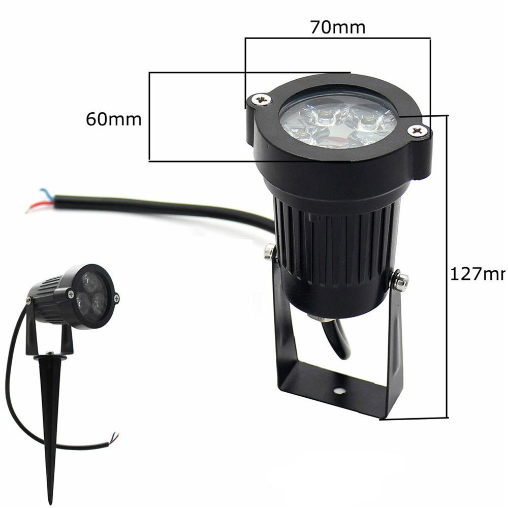 9W Waterproof Landscape led light 12V 24V 110V 220V Landscape Spot Light IP65 Outdoor Landscape LED Spike Light for Garden Lamp